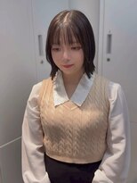 ザシェノンウメダ(THA CHAINON UMEDA) 心斎橋/着物ヘア/大人ガーリー/ダークアッシュ/似合わせカット