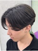 センターパート×曲がる縮毛矯正