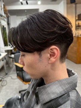 フゥ 宇都宮(FeU) 宇都宮メンズカットメンズパーマフェザーパーマセンターパート