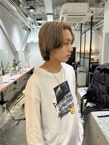 オムズポカ 栄矢場町店(OM's poka)&nbsp;メンズブリーチ/エンドカラー/ミルクティー