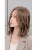 サロンドリアン(Salon de Lien) サロンドリアン 谷崎 ベージュ系のナチュラルミディアム