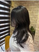 レイヤー　顔周りから