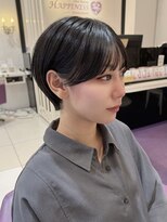 ハピネス 河原町店(Happiness)&nbsp;顔まわりカット　京都ショート　京都美容室　進詩織