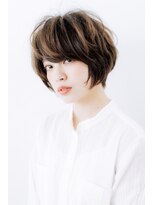 【aRietta/銀座】大人かわいいマーメイドアッシュ小顔耳かけボブ