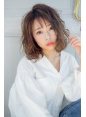(tasty)シースルー無造作ボブ
