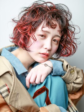 テトヘアー(teto hair) bob［3Dカラー・ルーズ・グラデーションカラー・ワンレンボブ］