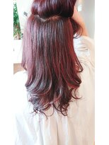 美容室 ユルウ(yuluu)&nbsp;レッドなんとか。