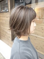 ルーナヘアー(LUNA hair) 『京都 ルーナ』ふんわりボブ×ハイライト×デザインカラー