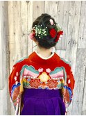 袴や着物のヘアーセットと着付は北区表町ヘアスペースムーンで！