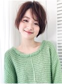 ニュアンスショート_厚めバングローライトスリークボブ_46865