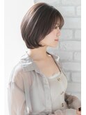 【canon】首をだしすぎないシルエット☆ひし形ショートボブ