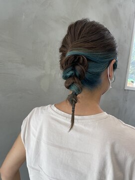 ペスカ 長町南店(pesca) 青緑と、あみあみ