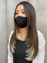 ガナンシア 横浜本店(ganancia) シールエクステ　インナーカラーグラデーション