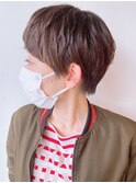 【morio 原宿】耳かけピクシーカット ワンカールパーマ 宮本