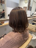 ラナヘアーサロン オオブ(Lana hair salon OBU) ミディアム くびれスタイル