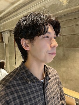 ハマモト メンズレイヤーパーマ