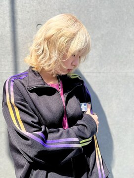 エッジ 下北沢(edge.) ハイトーンブロンドベージュ　edge.下北沢