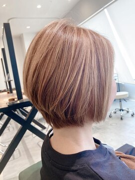 ソーホーヘアーアンドボタニカル 大橋店(SOHO hair & botanical) ショートボブ/30代/ハイライト/SOHO坂井