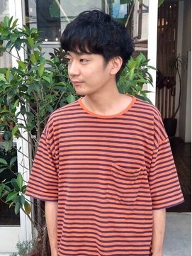 モク 大阪梅田店(MOK) 【ナチュラルマッシュ】自然な刈り上げで雰囲気アップ