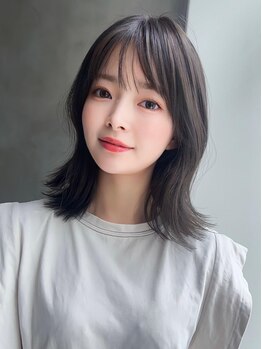 アグ ヘアー ヴィゼ 京都山科店(Agu hair vise)の写真/艶&潤いたっぷりの絶品カラー!colorで魅せるプチプラ旬Style!柔らかな透明感ある色を表現!【山科】