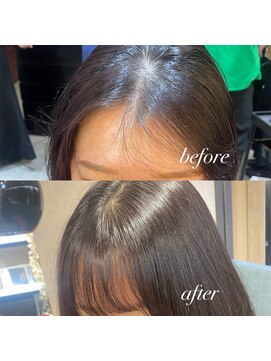 スティルエレ(STILL ere) 前髪の割れ癖浮き癖解決クロスパーマ