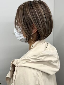 ジルブラン 横浜関内(JIL BLAN) ハイライトバレイヤージュダブルカラーケアブリーチ30代40代