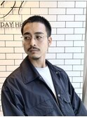 ３０代　メンズノームコアフェードボウズ