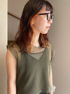 サンドット(Sun.) パーマ/インナーカラー/ダブルカラー/艶髪