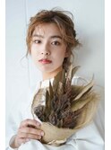 ヘアアレンジパーティー結婚式二次会編み込みポニーテール国分寺