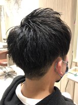 ビス リアン 川口店(Vis lien) 無造作メンズベリーショート☆ツーブロックアッシュブラウン