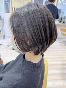 モリオ フロム ロンドン 成増店 【morio成増/児玉】前髪無し　暗髪ショート