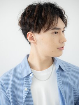 トニーアンドガイメン ホテル京阪仙台店(TONI&GUY MEN) 20代30代センターパートツイストパーマスマートマッシュe仙台