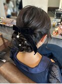 シニヨンヘアアレンジ