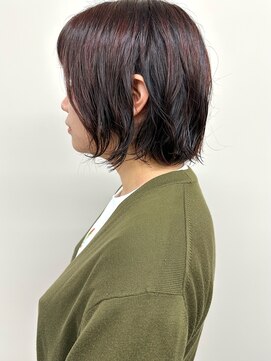 モリオ(morio) ＊/ナチュラルボブパーマくせ毛風パーマボブウェーブ30代40代3