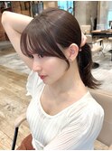 ＊20代30代40代◎小顔流れる前髪顔まわりサイドバングレイヤー