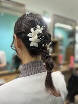 ヘアジーナ(Hair Jina)&nbsp;華やかアレンジ☆ぽこぽこポニー
