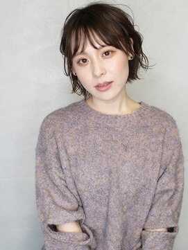 バース(BIRTH) 天神【BIRTH】ウェーブショートパーマ×シースルーバング