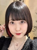 ティア(Tia.)&nbsp;縮毛矯正/髪質改善トリートメント/ミディアムヘア/グレージュ