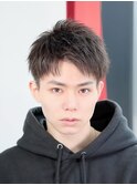 ナチュラルツーブロックショート