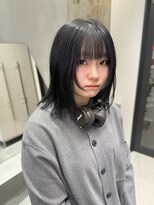 ソル 栄矢場町(SOL)&nbsp;落ちる黒染め/ダークカラー/レイヤーカット