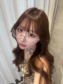 リリー(Lilley) マロンベージュ×姫カットレイヤー×韓国風巻き×髪質改善