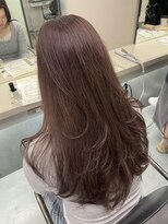 リリー(Lilley)&nbsp;マロンベージュ×小顔レイヤー×韓国風巻き×髪質改善