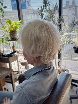 ロルド シェリ(Rold Cheri) 【山本智文】マダムホワイトブロンドカラーショート