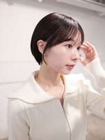 フォト 新宿三丁目(foto)&nbsp;▽まるみショート ミニウルフブリーチなし前髪ミディアム新宿