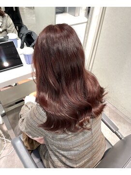 ユーフォリア 渋谷グランデ(Euphoria SHIBUYA GRANDE) ビンクブラウン ブリーチなしピンクカラー