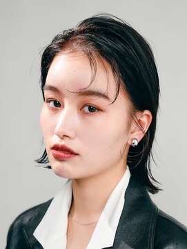 テクネ 天神大名(techne) 天神大名顔周りレイヤーカットミディアムボブタッセルボブ今泉