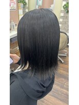 美容室 夢追い人&nbsp;ブルーブラックストレート