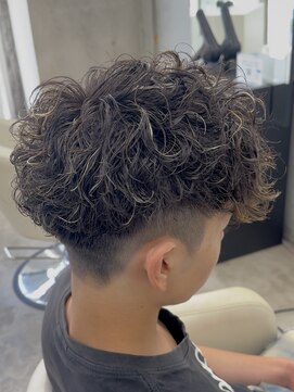 エデアンホンテン メンズサロン(EDEAN 本店 （旧：EDEAN 上通）) 熊本メンズパーマ スペインカール メッシュ MEN'S HAIR