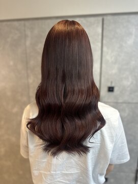 ガルボヘアー 心斎橋店(garbohair) ハイトーンから暗めのピンクブラウン/心斎橋エクステ