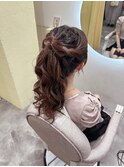 長さだしポニーテール